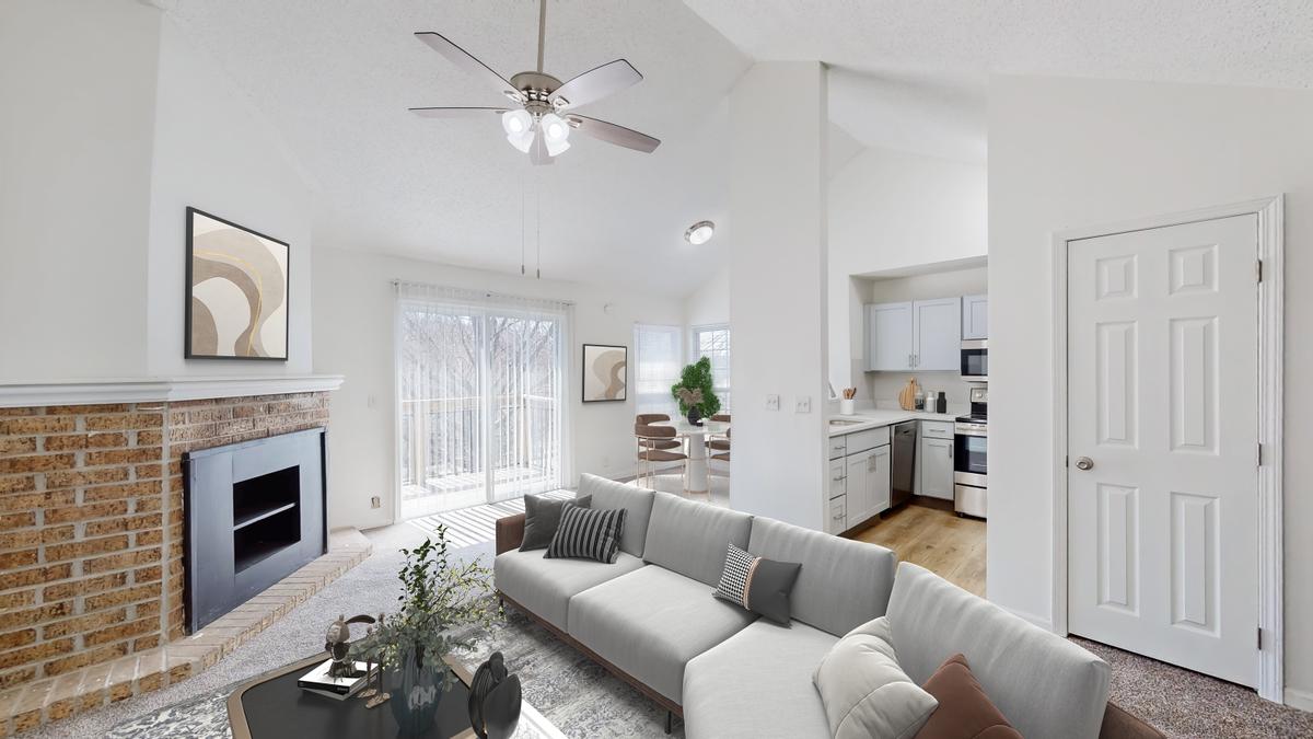 One-bedroom, one-bath apartment at Willow Crossing, view 1